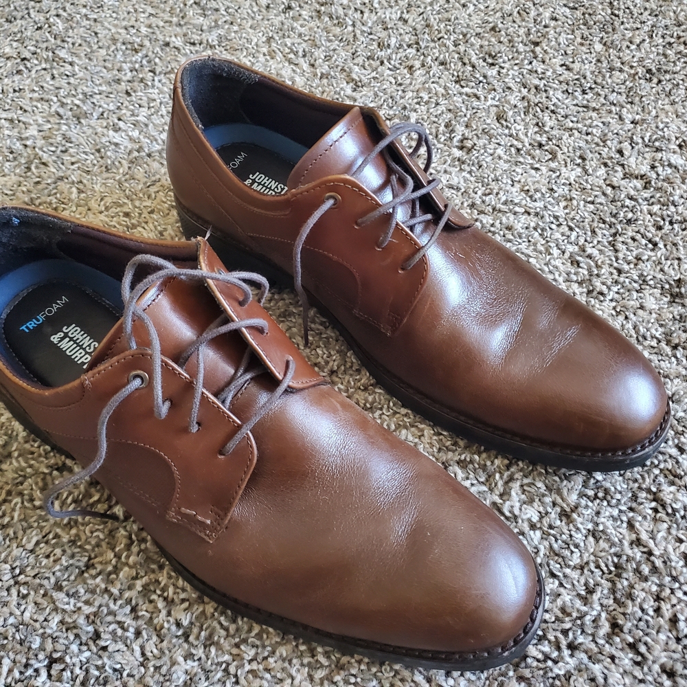 Johnston & Murphy Men's Brown Leather Shoes